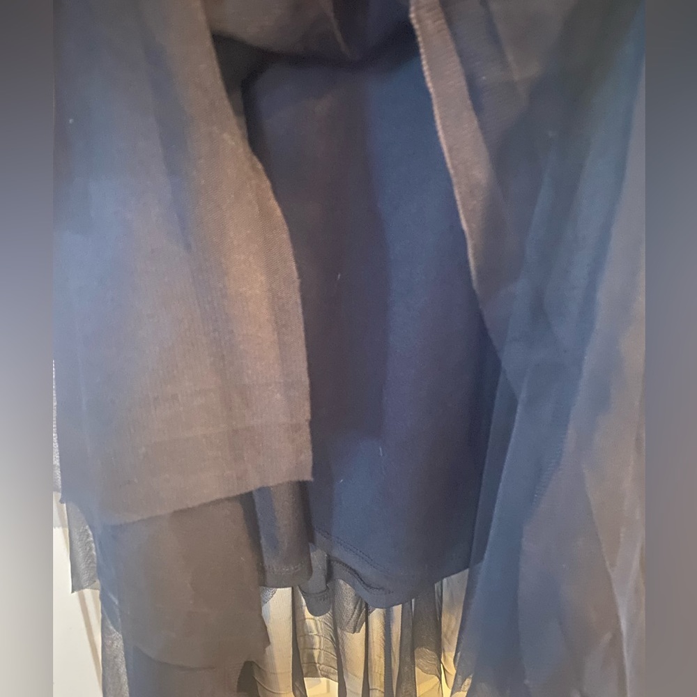 NWOT Torrid black asymmetrical tulle skirt - Picture 7 of 7